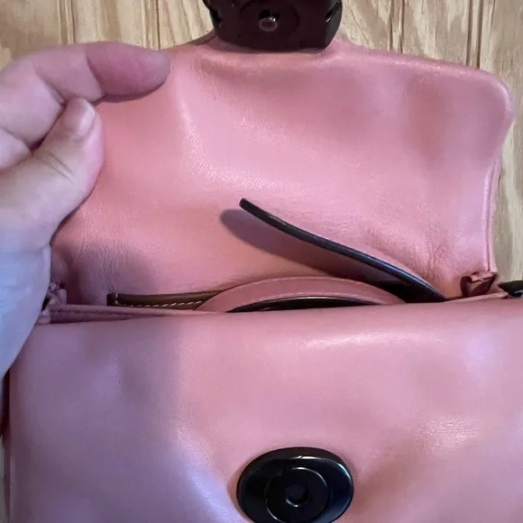 Coach Pink Mini Bag with Signature Logo - Picture 7 of 12